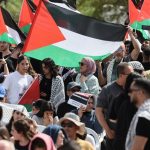 Thousands in Israel call for end to Gaza war on Palestinian Land Day