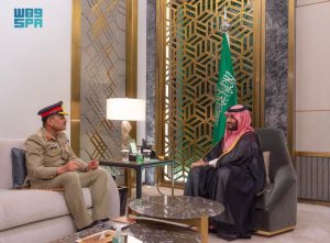 COAS, Saudi Crown Prince reaffirm commitment to strengthen bilateral ties further