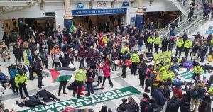 London Liverpool Street LIVE: Palestine mob brings station to standstill with train chaos