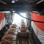 Egypt Continues Humanitarian Assistance Airdrop Into Northern Gaza Strip