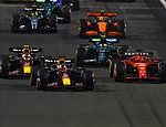 Formula 1 -track controversies surrounding Christian Horner and Helmut Marko to one side with Max Verstappen second after early safety car, while Ollie Bearman, 18, is holding firm