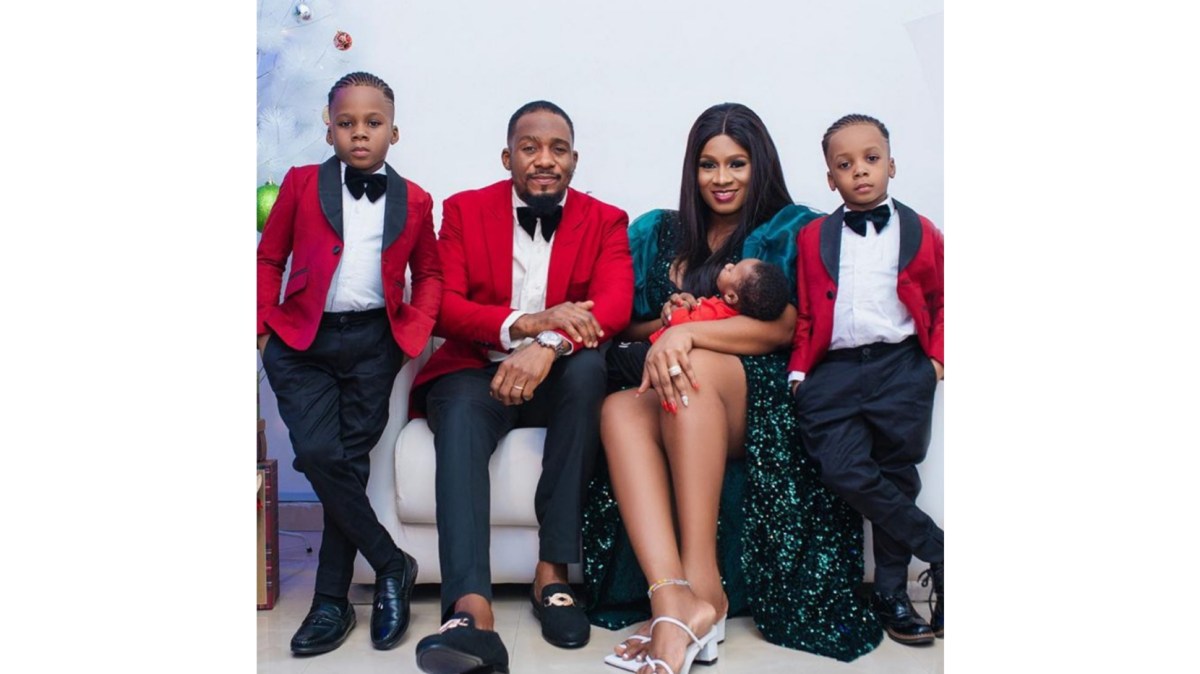 Meet The Wife And Three Kids Of The Late Junior Pope