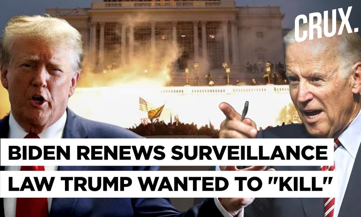 Biden Renews Law Allowing Surveillance Of Foreigners | Trump Claims His Campaign Was “Spied On”