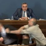 Ugly brawl breaks out in European country’s parliament as MP punches rival in face