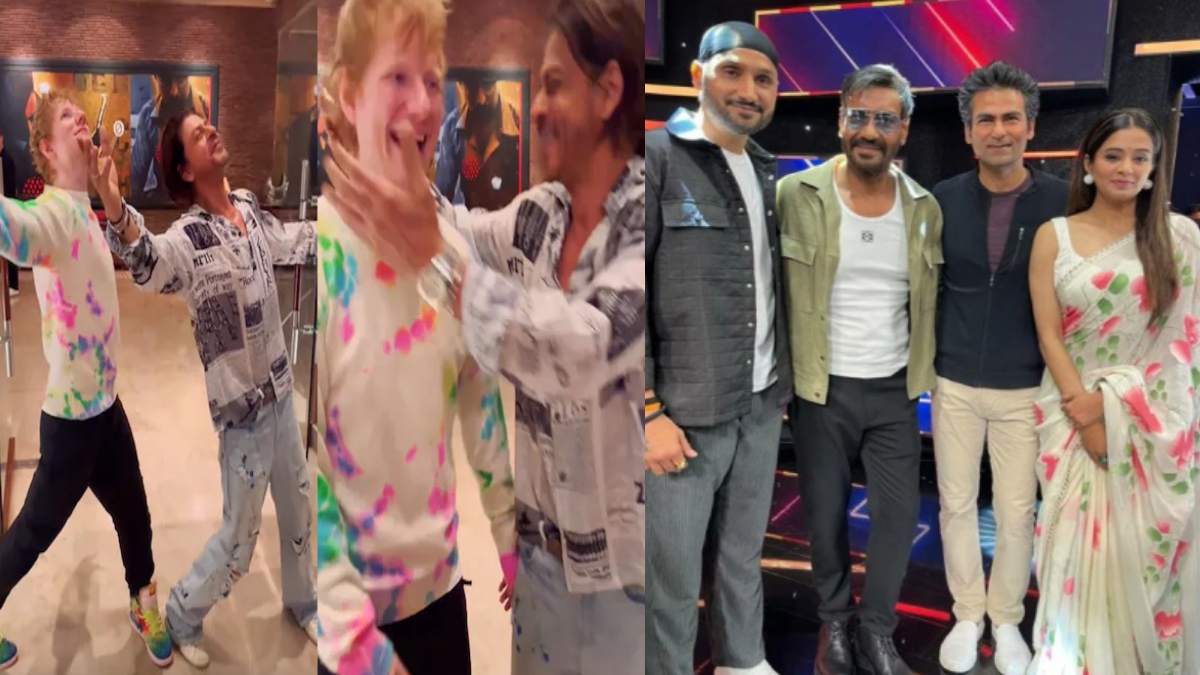 ENT Live Updates: Ed Sheeran Recollects Dinner At Shah Rukh Khan’s House; Ajay Devgn Meets Harbhajan & Kaif