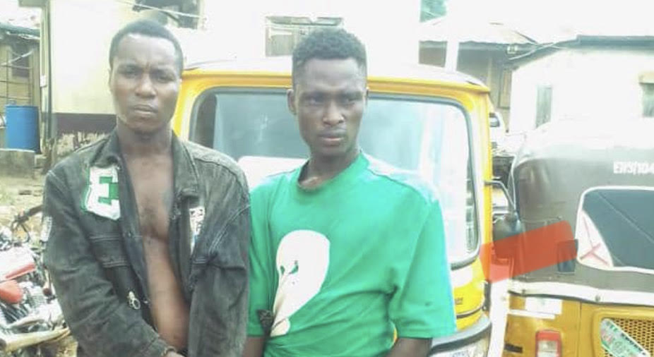 Police Detectives Arrest  InterState Tricycle  Stealing Suspects in Enugu