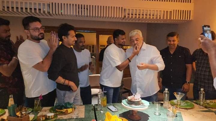 Ajith Kumar Celebrates Cricketer Natarajan’s Birthday, Photos From The Bash Go Viral