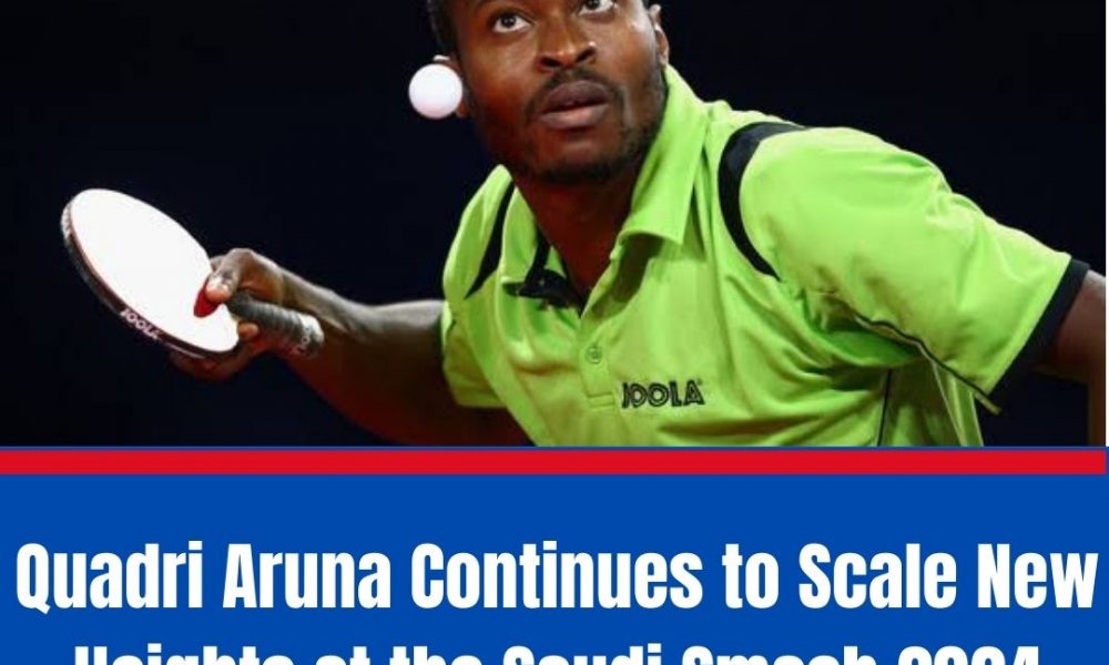 Quadri Aruna Continues to Scale New Heights at the Saudi Smash 2024