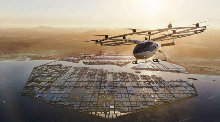 Neom unveils green flying taxis, 4 airports plans