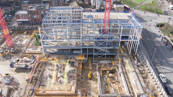 Building five pools and a football pitch in south London