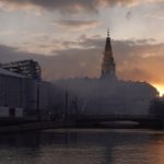 Spire collapses as fire engulfs Copenhagen’s historic stock exchange