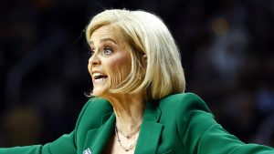 LSU’s Kim Mulkey Surprised Everyone With Her Outfit Choice for Showdown vs. Iowa