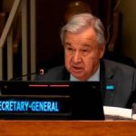 UN chief saddened by death of UN security staffer in Gaza