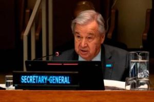 UN chief saddened by death of UN security staffer in Gaza