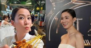 Charmaine Sheh eats at Lau Pa Sat after Star Awards 2024, Entertainment News