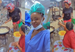 Popular Influencer Cries Out As Her Mother Asks Her To Turn Akara When She Visited Her