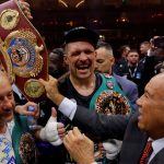 Oleksandr Usyk drops Tyson Fury on way to becoming undisputed world heavyweight champion