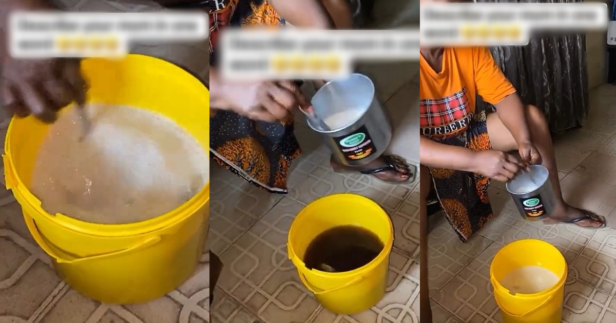 “Mumsy Dey manage resources” – Reaction as Nigerian mother makes mouth-watering tea (VIDEO)