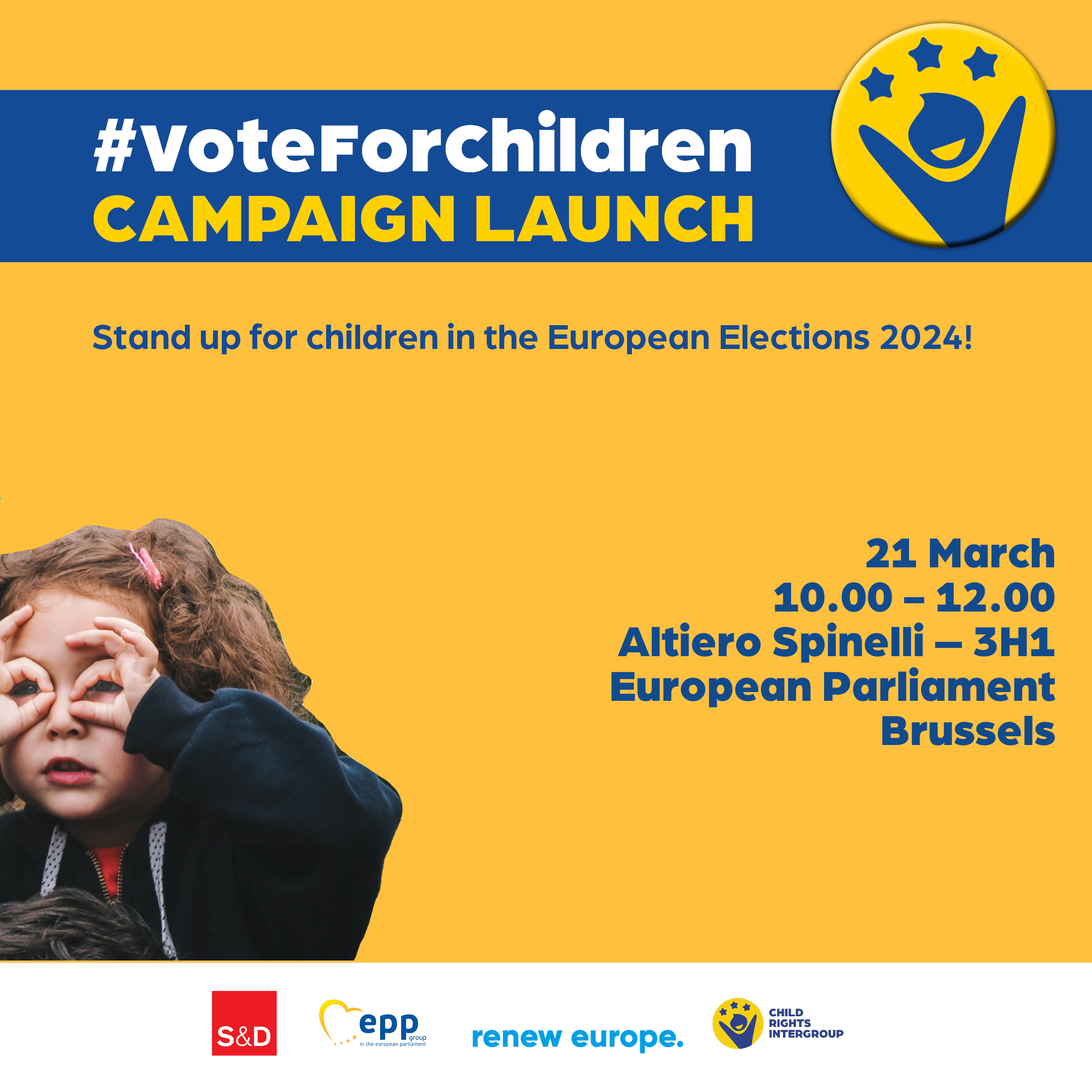 Child rights experts call on future European Parliament members to become Child Rights Champions