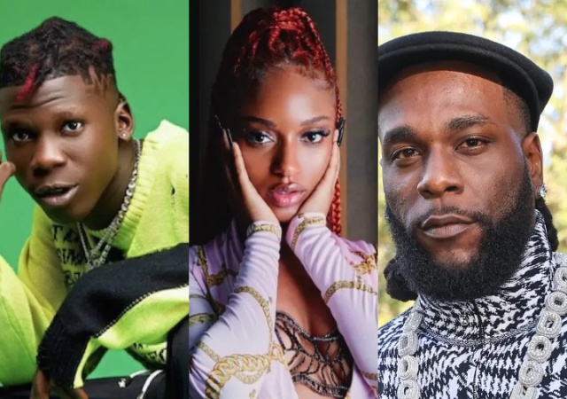 Ayra Starr, Burna Boy, Seyi Vibez and Others Get Nominated for BET 2024