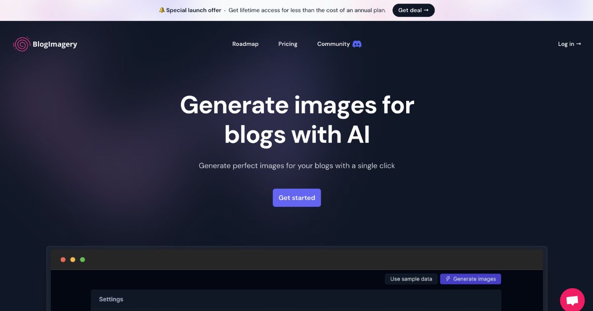 BlogImagery: Transform your blog with unique AI-generated images