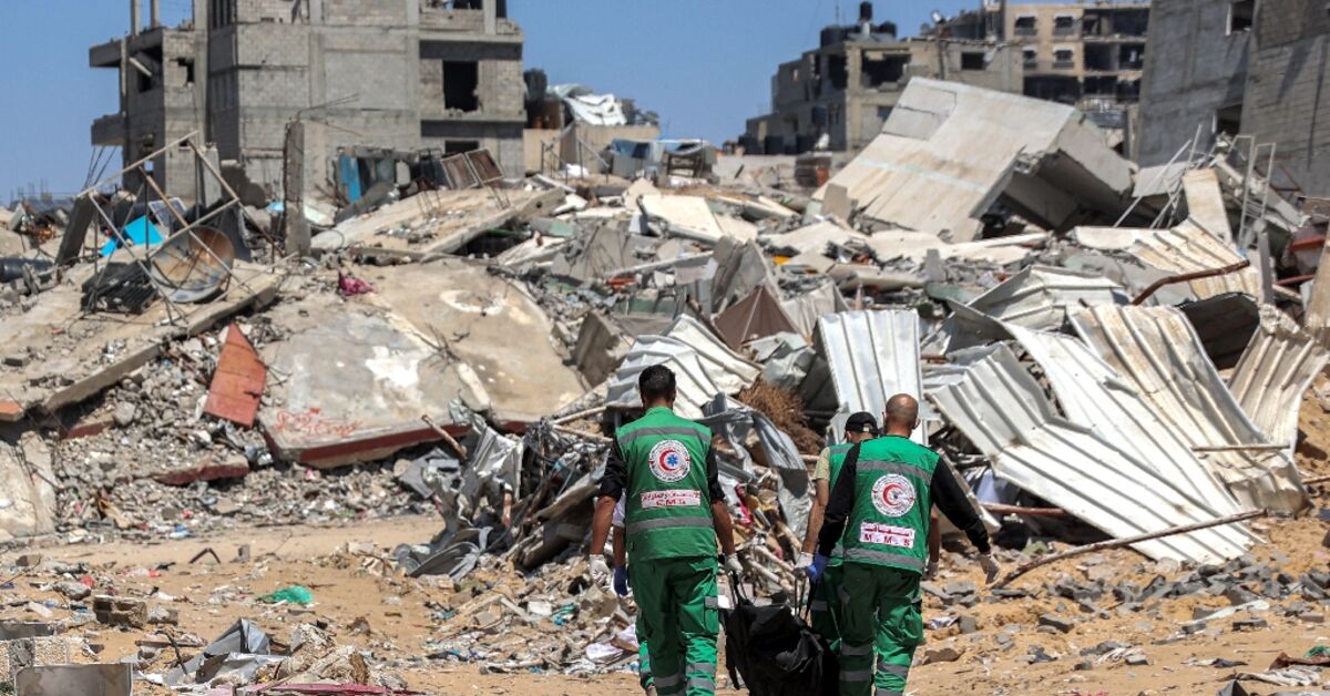 Gaza doctors process 200 days of war from devastated hospital’s rubble