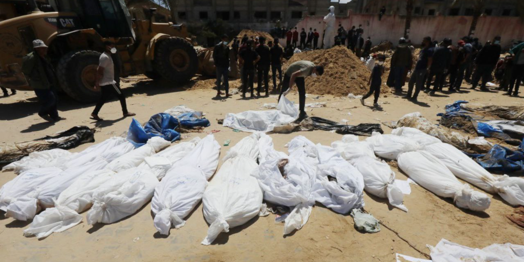 Egypt Condemns Israel Over 283-Body Mass Grave Found Near Gaza Hospital