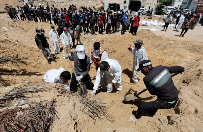 UN rights chief ‘horrified’ by Gaza mass grave reports