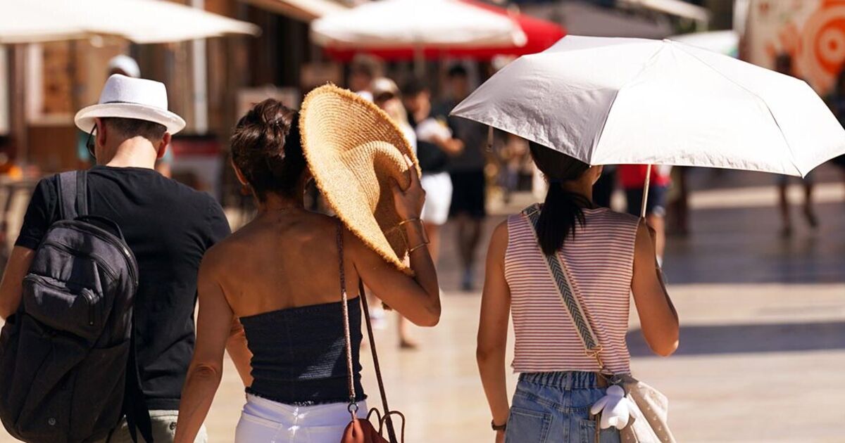 Europe weather maps turn dark red as 41C African heatwave blasts into Spain