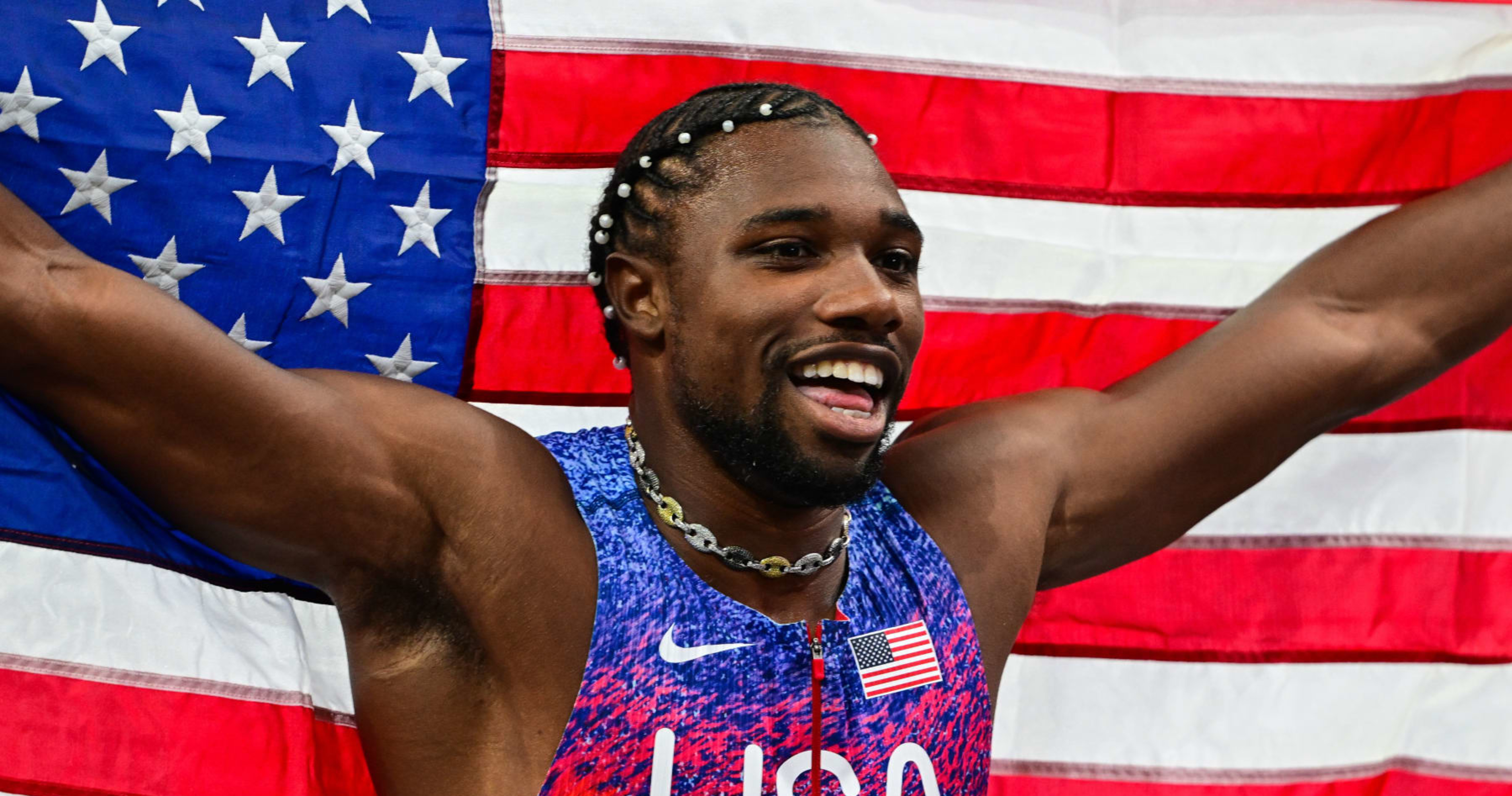 Noah Lyles Says ‘I Told You America I Got This!’ After Winning Olympic Gold Medal