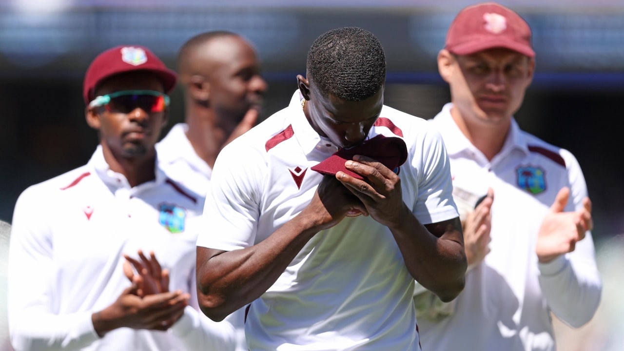 Fast bowlers rule on 1st day of 2nd cricket test between South Africa and West Indies