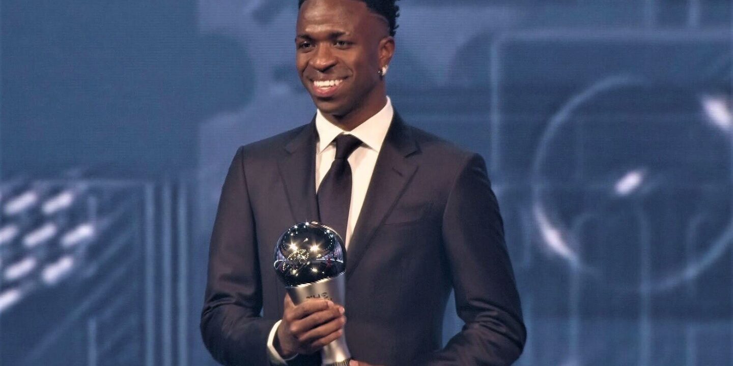 Vinicius Jr wins FIFA  The Best Player of the Year award