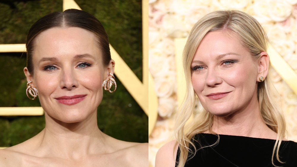 Kristen Bell and Kirsten Dunst Both Wore This Soft Glam Lipstick to the Golden Globes