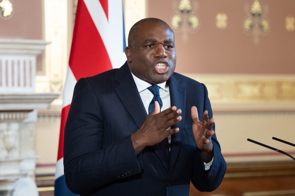 David Lammy describes Hamas’s release of wrong body as ‘sick and abhorrent’