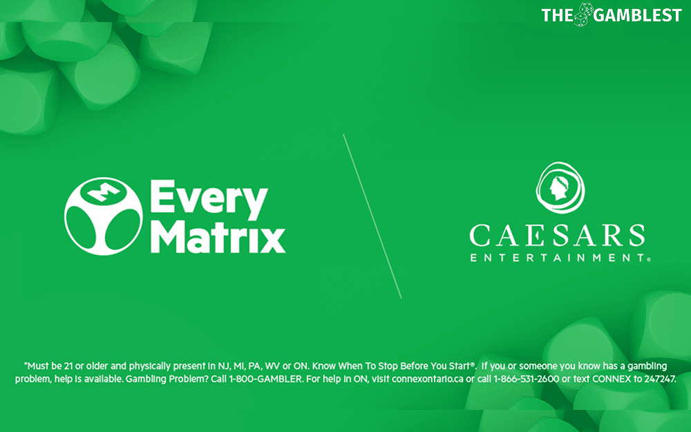 EveryMatrix completes iGaming content launch with Caesars Entertainment