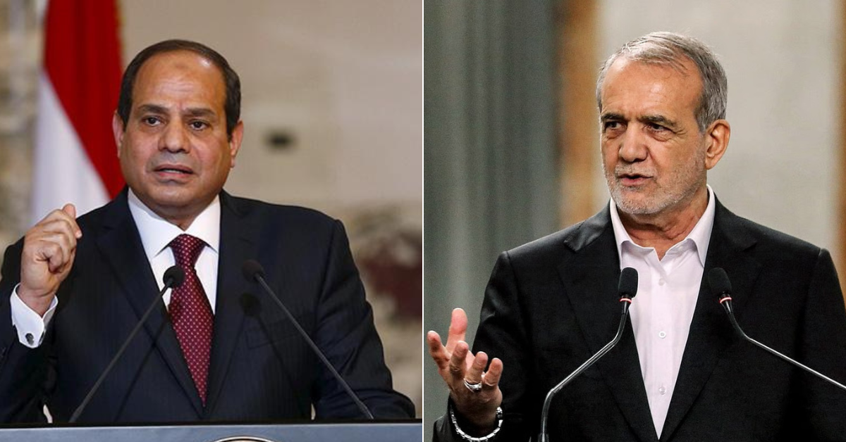 Egypt’s Al-Sisi presses Iran on Qatar attack, welcomes ceasefire in call with Pezeshkian