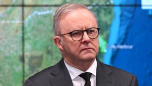 Prime minister went beyond key DFAT talking points on Gaza in emphatic press conference
