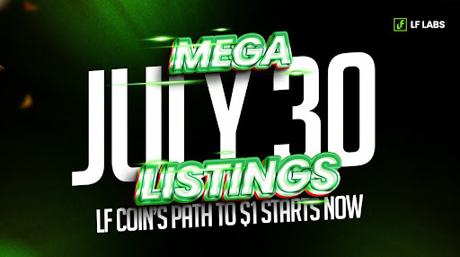 LF Labs’ July 30 Listing Blitz: The Catalyst That Could Propel LF Coin to $1