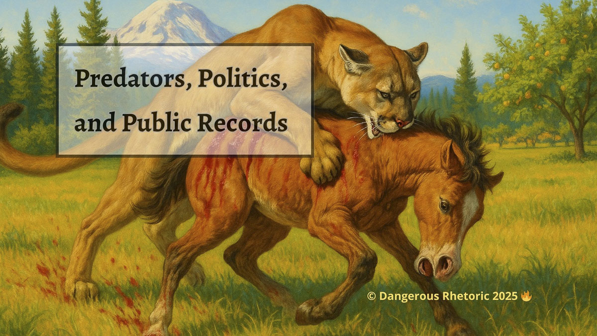 Opinion: Predators, politics, and public records