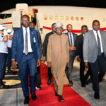 Tinubu Arrives Rio De Janeiro For For BRICS Summit In Brazil