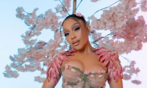 Thando Thabethe Channels the Rhythm of South Africa in a Garden-Couture Look