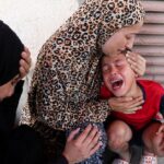 Children queuing at Gaza health center killed in Israeli strike, medics say