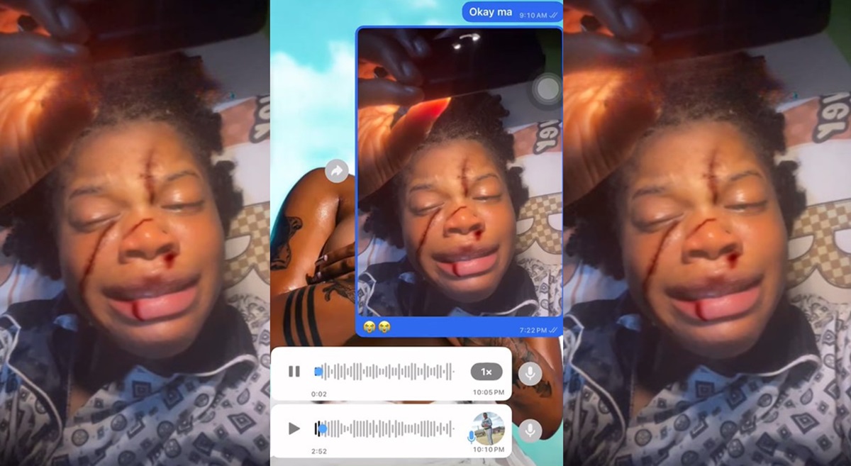 Lady stirs reactions online after sharing her mom’s reply to a prank using a distorted Snapchat face filter (VIDEO)
