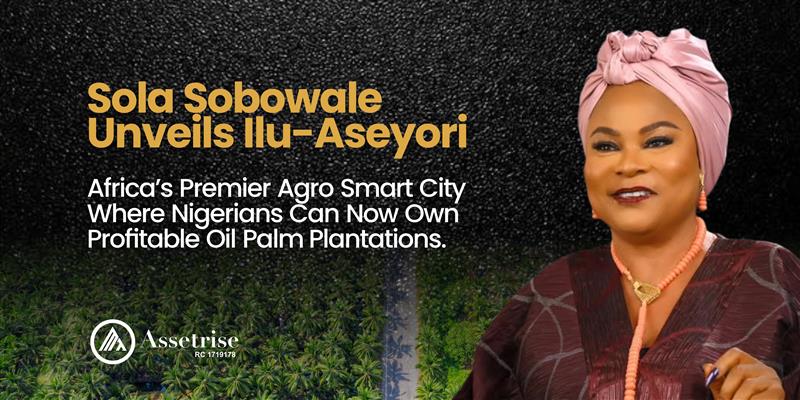Sola Sobowale unveils Ilu Aseyori, Africa’s Premier Agro Smart City, where Nigerians can now own profitable Oil palm plantations 