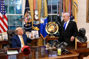 Netanyahu and Trump meet for 2nd time in 24 hours in attempt to achieve Gaza ceasefire deal