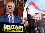 Nigel Farage warns Britain is facing ‘societal collapse’ with lawlessness taking hold ‘very rapidly’