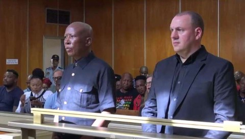 Malema back in court for allegedly discharging a firearm in public