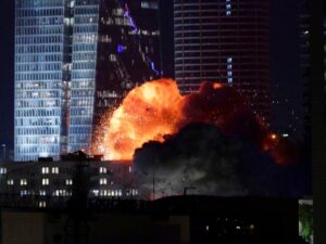 Iran unleashes scores of ballistic missiles on Israel