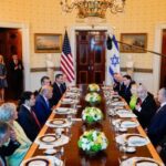 Netanyahu, Trump meet in White House, hopeful of peace in Gaza