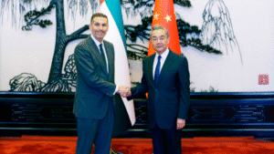 China’s top diplomat meets UAE president’s special envoy